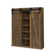 Sliding Barn Door Bookcase