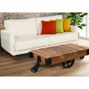 Urban Railroad Cart Coffee Table - Image 4