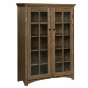 Glass Door Mission Bookcase