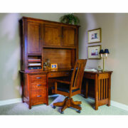 Boston Corner and Return Desk with Hutch BO6456 - Image 3