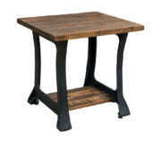 Cast Iron End Table