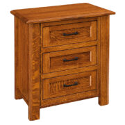 Hudson 3 Drawer Nightstand