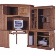 Heirwood 4 Piece Deluxe Corner Computer Center - Image 2
