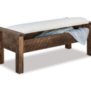 Rough Sawn Bed Seat - Image 2