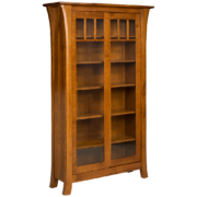 Ensinada Bookcase with Sliding Doors