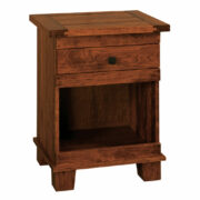 Larado Nightstand with Open Bottom