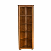 Mission Corner Bookcase