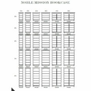 Noble Mission Bookcase - Image 2