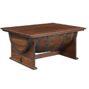 Deluxe Whiskey Barrel Coffee Table