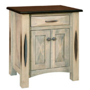 Ravena 2 Door 1 Drawer Nightstand