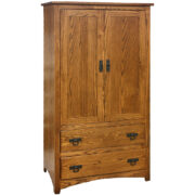 Shaker 2 Drawer Armoire