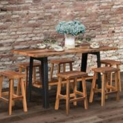 Bar Stool with Regular Seat - Image 2