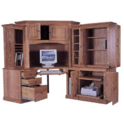Heirwood 6 Piece Corner Computer Center - Image 2
