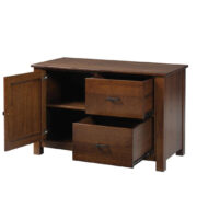 Clark Mission Modular 48" Credenza With Hutch - Image 3