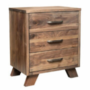 Dakota 3 Drawer Nightstand
