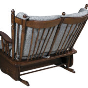 4-Post Low Back Love Seat Glider - Image 2