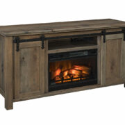 Calloway Fireplace Entertainment Center - 68"W