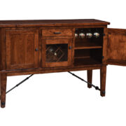 Settlers Buffet With Wine Rack