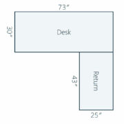 Centennial L Desk - Image 3