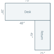 Kensing L-Desk - Image 2