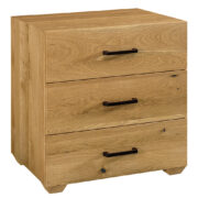 Arcadia 3 Drawer Nightstand