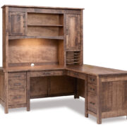Houston L Desk With Hutch