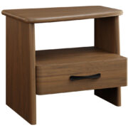 Mountain Modern Pueblo Curved Nightstand
