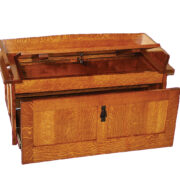 Mission Shoe Storage Chest - Image 2