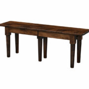 Plain Turned Extend-A-Bench