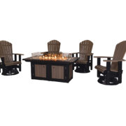 Rectangular Fire Pit Table - 25"H - Image 2