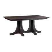 Mission Double Pedestal Table