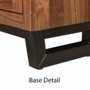 Adona 1 Door Credenza With Topper - Image 2