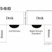 Belmont Corner and Return Desk - Image 2