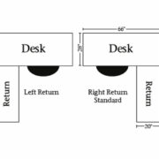 Bridgefort Mission Corner Desk With Hutch - 76"W - Image 3