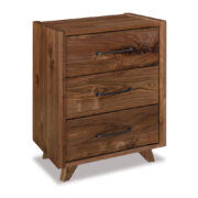 Yukon 3 Drawer Nightstand