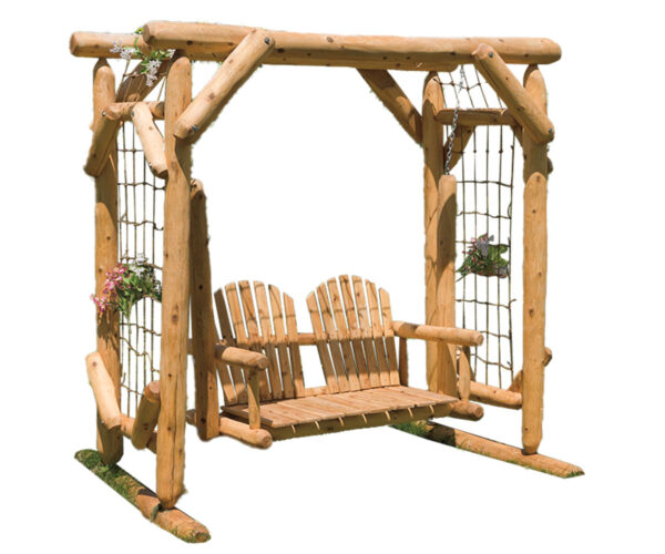 Rose Arbor With Swing