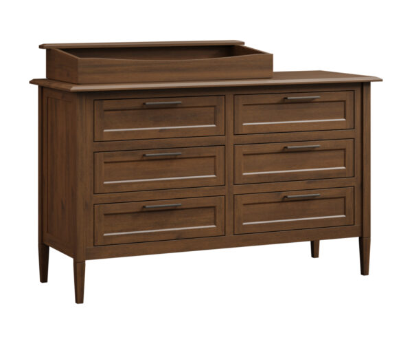Willow 6 Drawer Dresser With  Changing Box Top Option