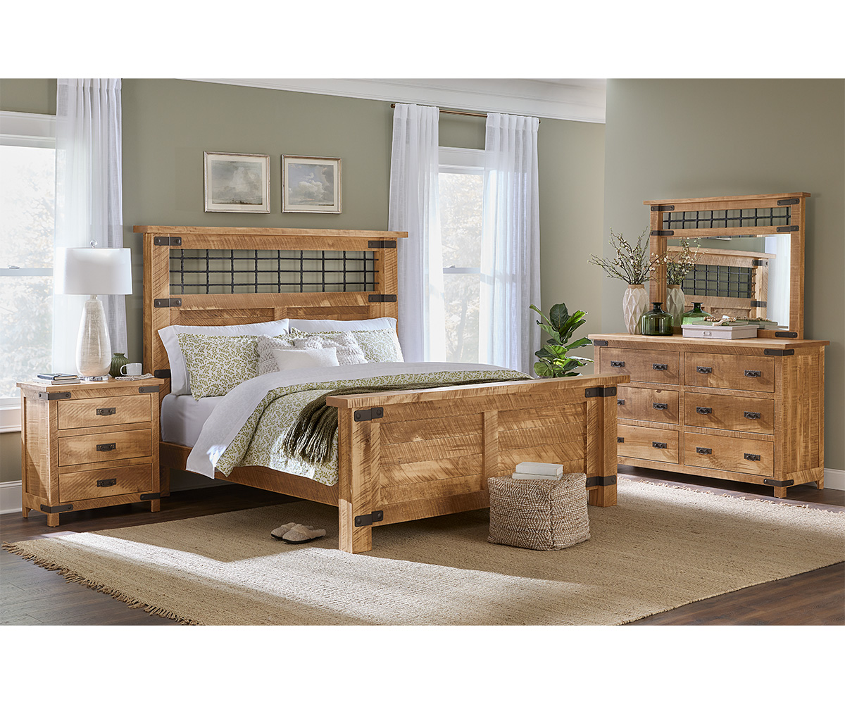 Ironwood 2 Drawer Nightstand - Image 6