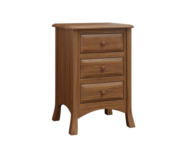 Carlisle 3 Drawer Nightstand