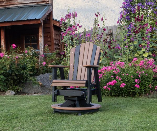Adirondack Balcony Swivel Glider 2'