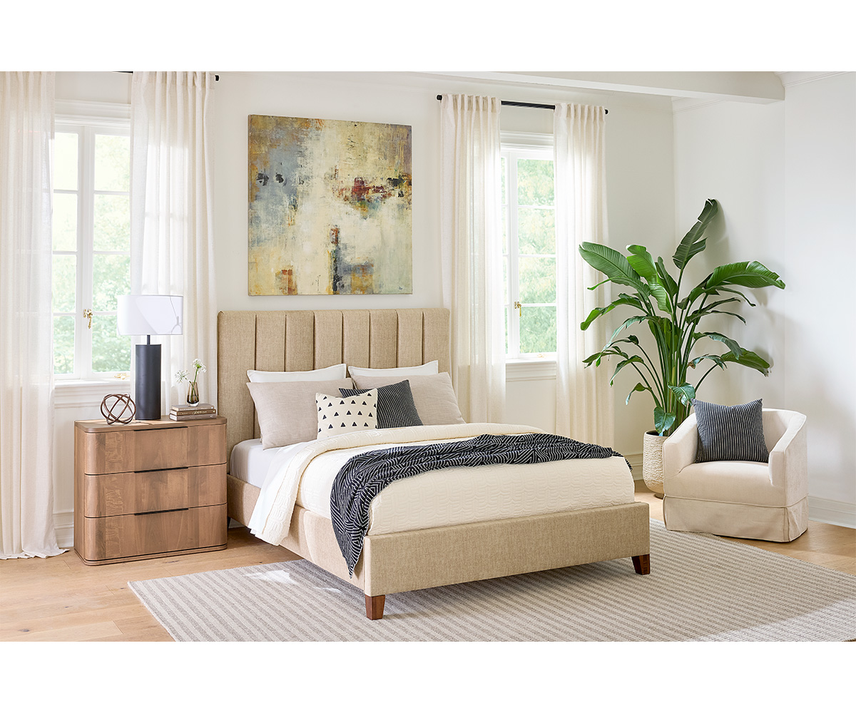 Celina Fabric Bed - Image 2