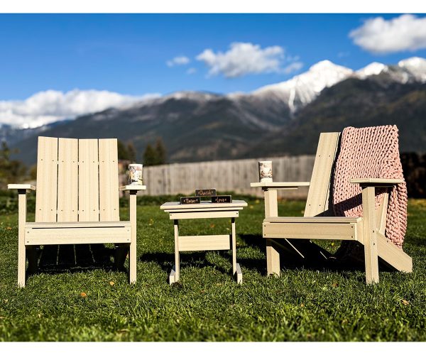 Elite Adirondack Chair Set with End Table