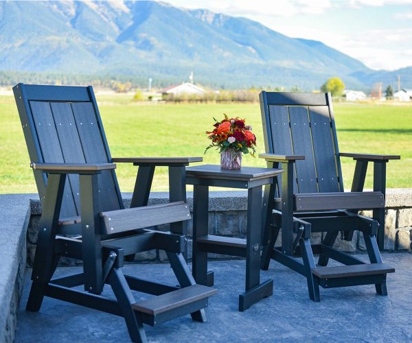 Urban Balcony Glider 2' Set with End Table
