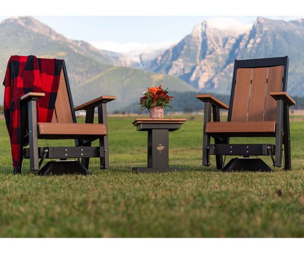 Urban Swivel Glider 2' Set with End Table