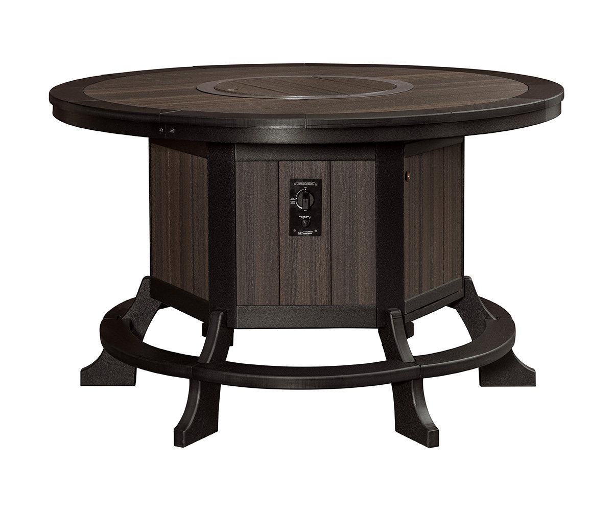 Jade Bar Table with Fire Ring - 60" - Image 2