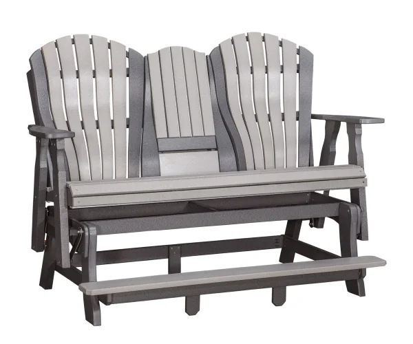 5’ Bentback Counter Height Glider With Console