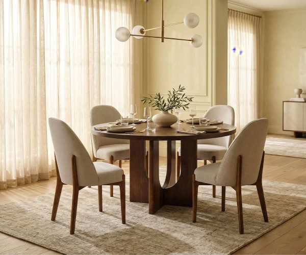 Adobe Single Pedestal Dining Collection