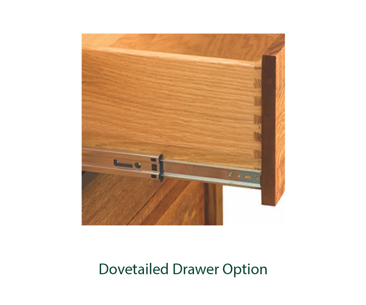 Arts & Crafts 3 Drawer Nightstand - Image 2